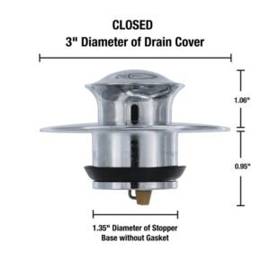 Bath Water Stopper 3"